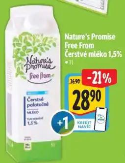 Albert Nature's Promise Free From Čerstvé mléko 1,5% nabídka