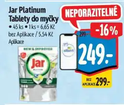 Albert Jar Platinum tablety do myčky nabídka