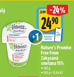 Albert Nature's Promise Free From Zakysaná smetana 15% nabídka