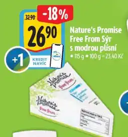 Albert Nature’s Promise Free from Sýr s modrou plísní nabídka