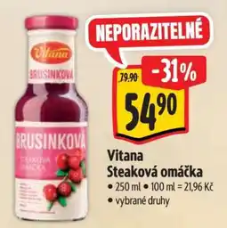 Albert Vitana Steaková omáčka nabídka