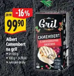 Albert Albert Camembert na gril nabídka