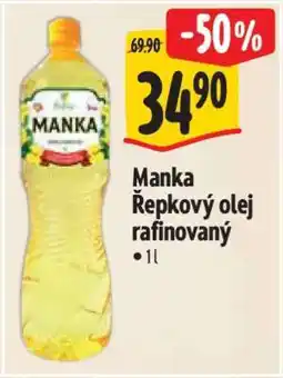 Albert Manka Řepkový olej rafinovaný nabídka