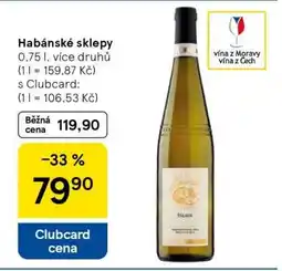 Tesco Habánské sklepy nabídka