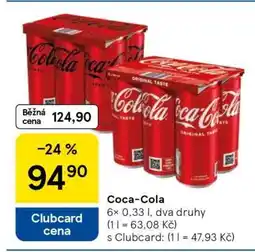 Tesco COCA-COLA nabídka