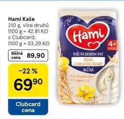 Tesco Hami Kaše nabídka