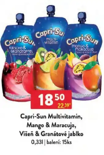 Qanto Capri-Sun Multivitamin, Mango & Maracuja, Višeň & Granátové jablko nabídka