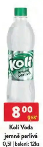 Qanto Koli Voda jemně perlivá nabídka