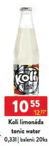 Qanto Koli limonáda tonic water nabídka