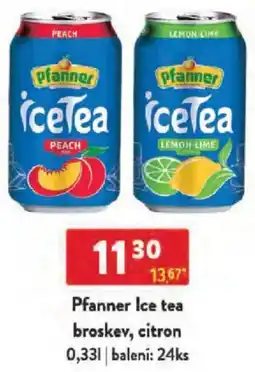Qanto Pfanner Ice tea broskev, citron nabídka