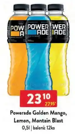 Qanto Powerade Golden Mango, Lemon, Montain Blast nabídka