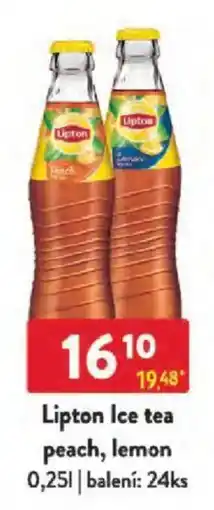 Qanto Lipton Ice tea peach, lemon nabídka