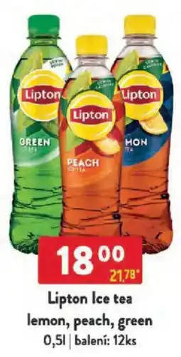 Qanto Lipton Ice tea lemon, peach, green nabídka