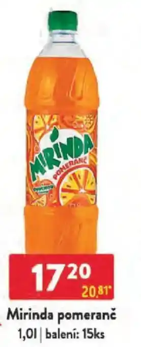 Qanto Mirinda pomeranč nabídka