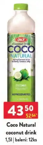 Qanto Coco Natural coconut drink nabídka