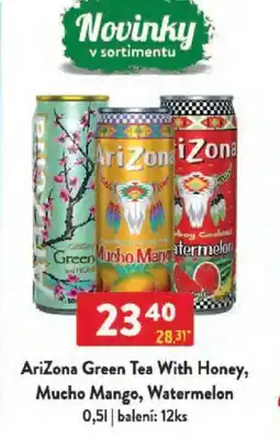 Qanto AriZona Green Tea With Honey, Mucho Mango, Watermelon nabídka
