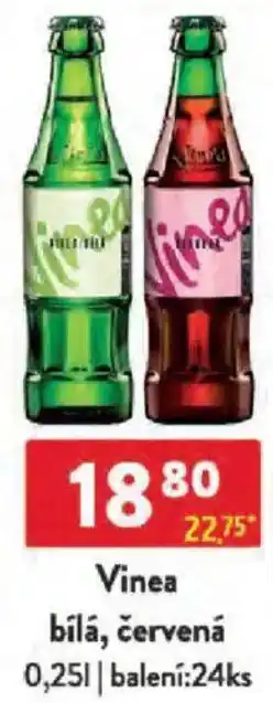 Qanto Vinea bílá, červená nabídka