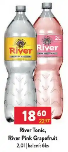 Qanto River Tonic, River Pink Grapefruit nabídka