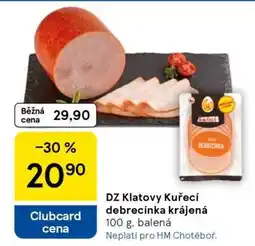 Tesco DZ Klatovy Kuřecí debrecínka krájená nabídka
