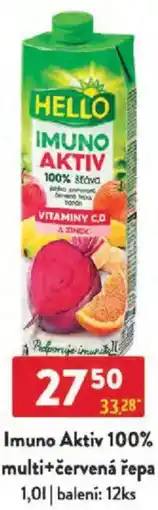 Qanto Imuno Aktiv 100% multi+červená řepa nabídka