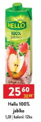 Qanto Hello 100% jablko nabídka