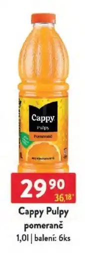 Qanto Cappy Pulpy pomeranč nabídka