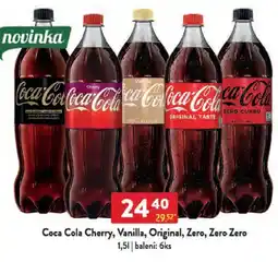 Qanto Coca Cola Cherry, Vanilla, Original, Zero, Zero Zero nabídka