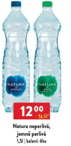 Qanto Natura neperlivá, jemně perlivá nabídka