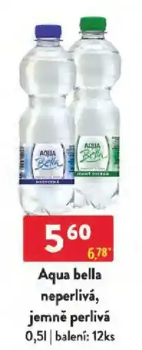 Qanto Aqua bella neperlivá, jemně perlivá nabídka
