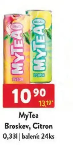 Qanto MyTea Broskev, Citron nabídka