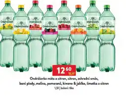 Qanto Ondrášovka máta a citron, citron, zahradní směs, lesní plody, malina, pomeranč, kiwano & jablko, limetka a citron nabídka