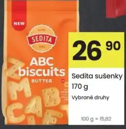 Kubík potraviny Sedita sušenky nabídka