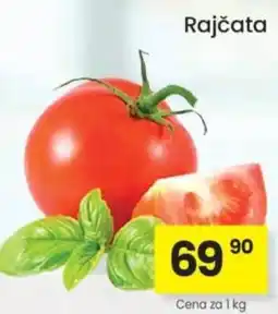 Kubík potraviny Rajčata nabídka