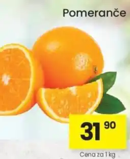 Kubík potraviny Pomeranče nabídka