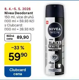 Tesco Nivea deodorant nabídka