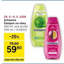 Tesco Schauma Šampon na vlasy nabídka