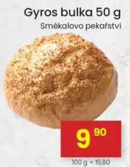Kubík potraviny Gyros bulka nabídka