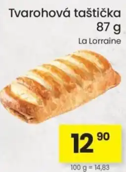Kubík potraviny Tvarohová taštička nabídka