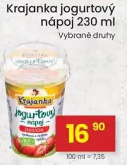 Kubík potraviny Krajanka jogurtový nápoj nabídka