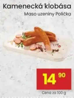 Kubík potraviny Kamenecká klobása nabídka