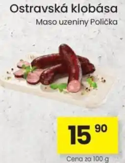 Kubík potraviny Ostravská klobása nabídka