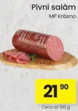 Kubík potraviny Pivní salám nabídka