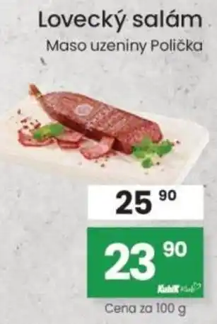 Kubík potraviny Lovecký salám nabídka