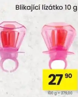 Kubík potraviny Blikající lízátko nabídka