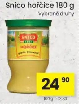 Kubík potraviny Snico hořčice nabídka
