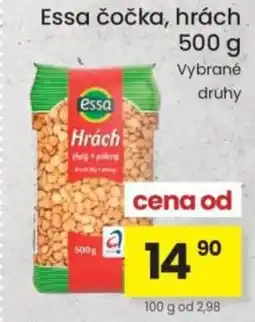 Kubík potraviny Essa čočka, hrách nabídka