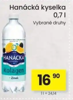 Kubík potraviny Hanácká kyselka nabídka