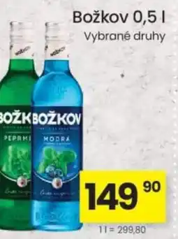 Kubík potraviny Božkov nabídka