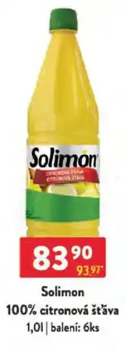 Qanto Solimon 100% citronová šťáva nabídka