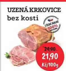 RABBIT řeznictví UZENÁ KRKOVICE bez kosti nabídka